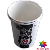 Beşiktaş 8'li Plastik  Bardak