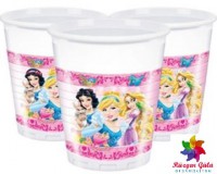 Prensesler 8'liPlastik  Bardak